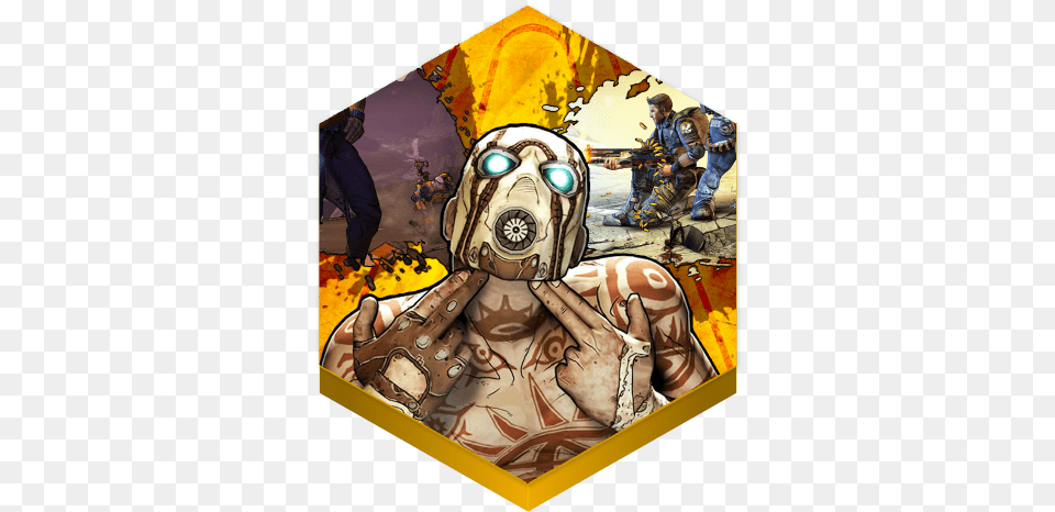 Icon 512x512px Ico Icns Borderlands 2 Wallpaper Iphone, Adult, Book, Comics, Male Free Transparent Png