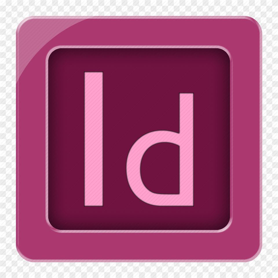 Icon Adobe In Design Transparent Cartoons Adobe In Design Icon, Purple, Text Free Png