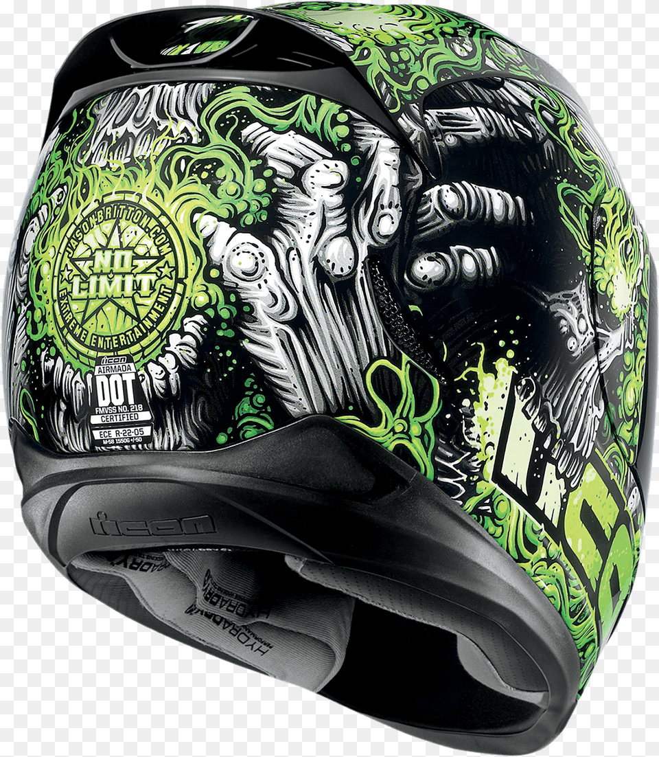 Icon Airmada Jason Motorcycle Helmet, Crash Helmet Free Png Download