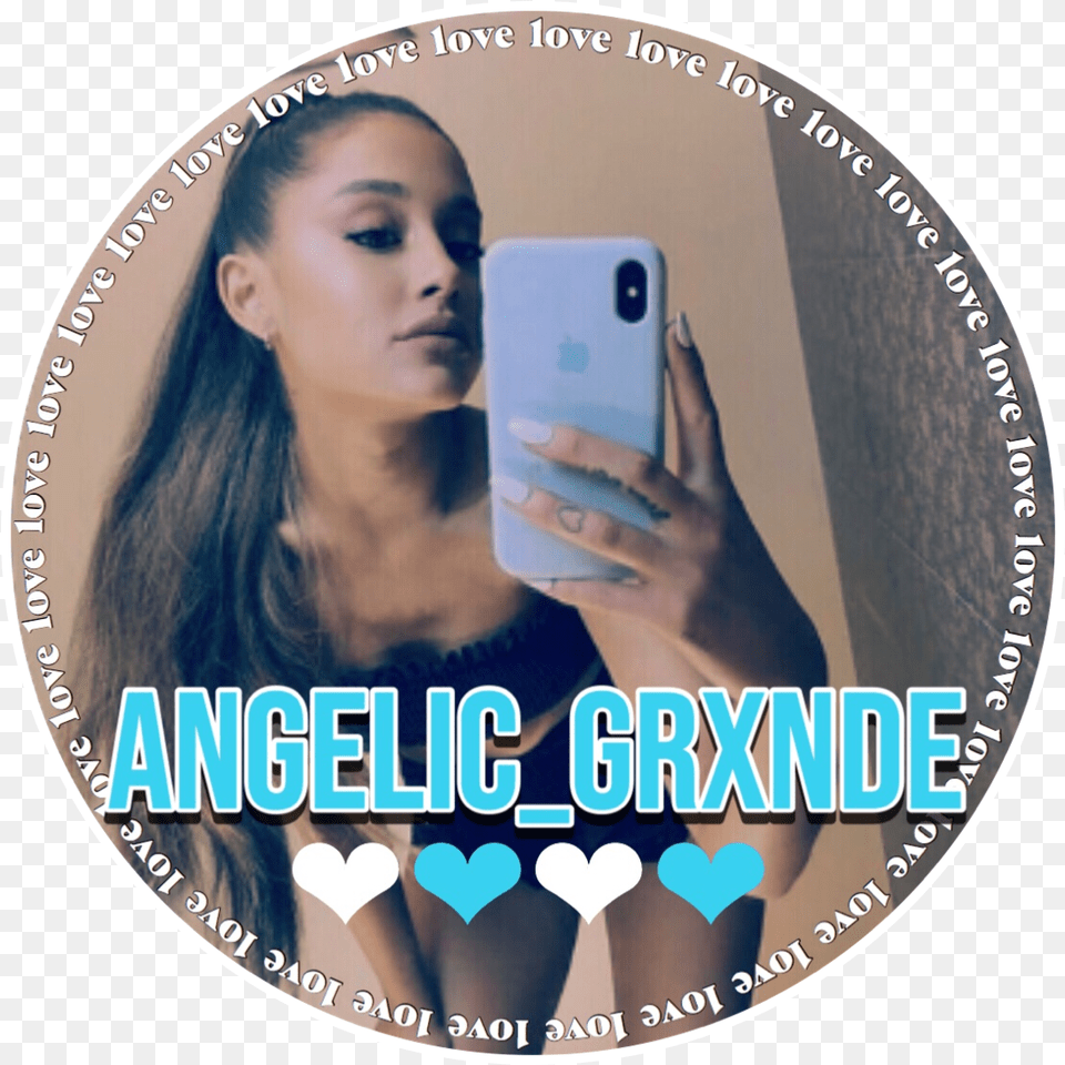 Icon Angelic Sticker By Ariana Grande Iphone 2019, Photography, Electronics, Phone, Mobile Phone Png Image