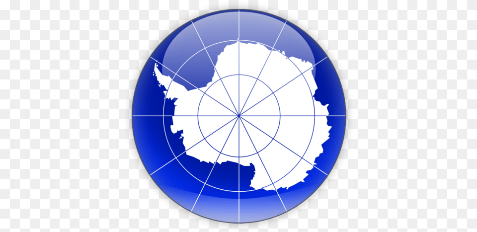 Icon Antarctica Flag In A Circle, Astronomy, Outer Space, Planet, Disk Free Png