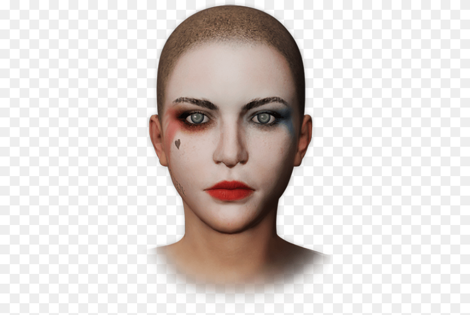 Icon Appearance Makeup Harley Quinn S Makeup Pubg Makeup, Adult, Portrait, Photography, Person Free Transparent Png