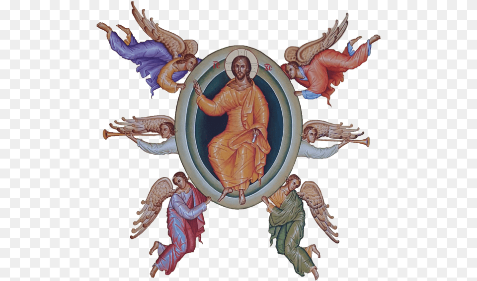 Icon Ascension Of Christ, Baby, Person, Adult, Female Png Image