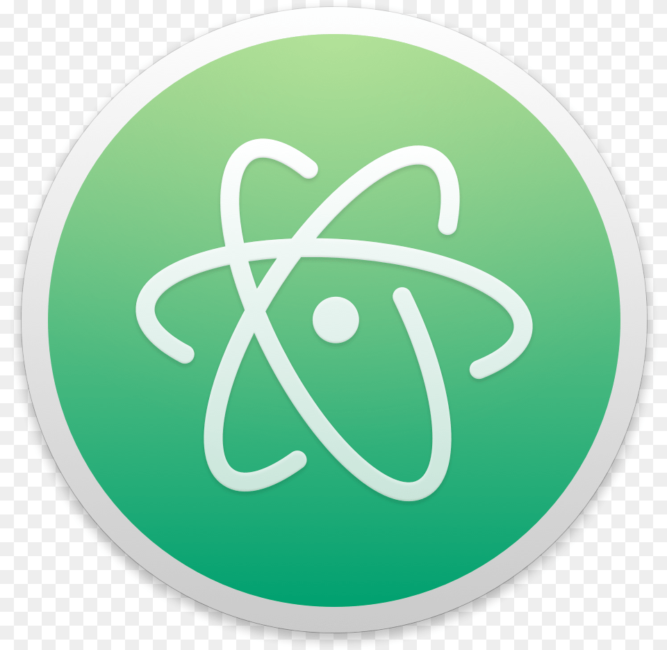 Icon Atom Editor Icon, Logo, Disk Png Image