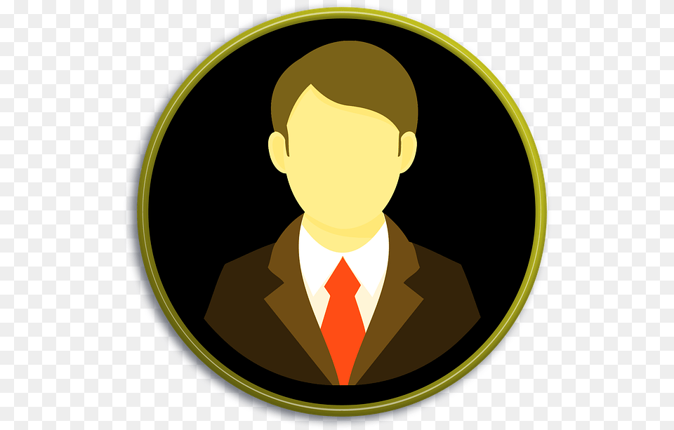 Icon Avatar Profile Person User Symbol Gentleman, Accessories, Portrait, Photography, Tie Png