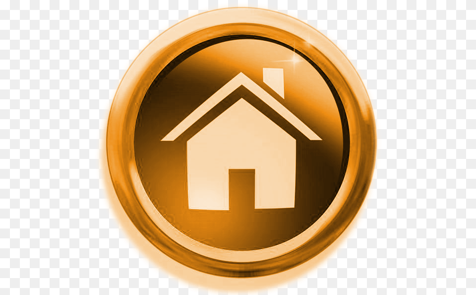 Icon Back Next Home, Gold, Photography Png