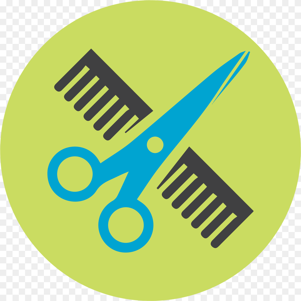 Icon Barbershop, Disk, Scissors Png