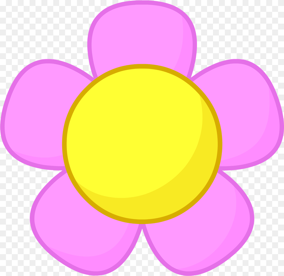 Icon Battle For Dream Island Wiki Bfdi Flower Body, Purple, Plant, Nature, Outdoors Png