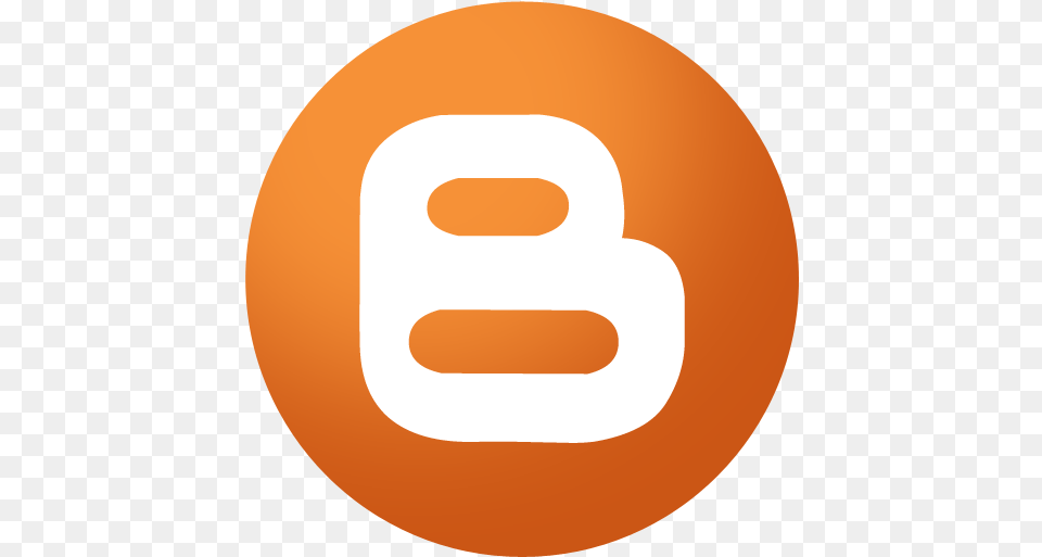 Icon Blogger Daily Orange Logo, Text, Disk, Number, Symbol Free Transparent Png