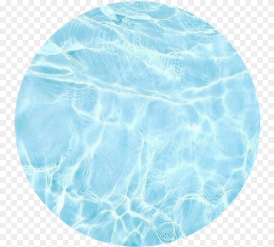 Icon Blue Aesthetic Blueaesthetic Aestheticicon Circle, Pool, Water, Sphere, Photography Png