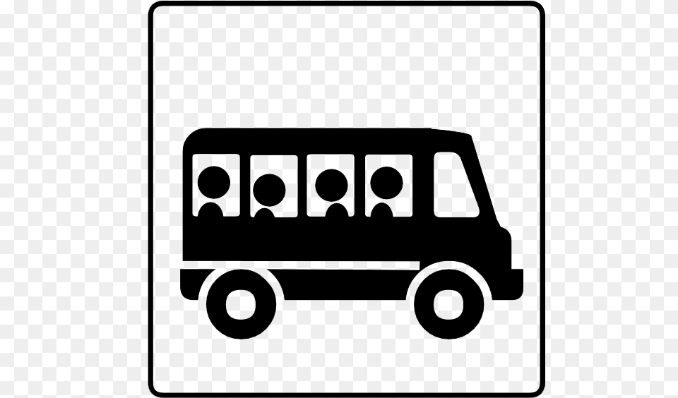 Icon Bus Vector, Minibus, Transportation, Van, Vehicle Png Image