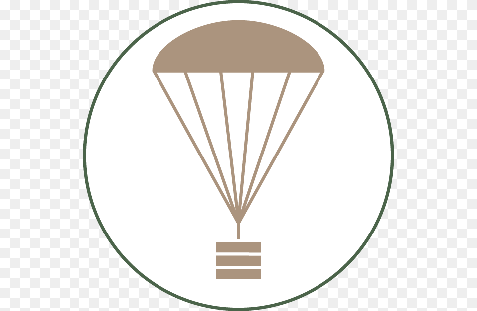 Icon Cargo Parachutes Circle, Parachute, Astronomy, Moon, Nature Free Transparent Png