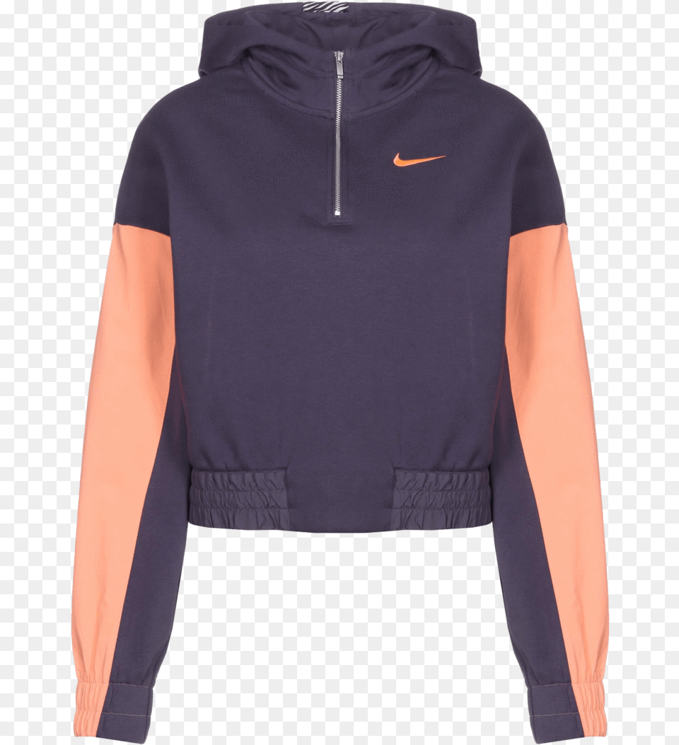 Icon Clash Over The Head Purple Nike, Clothing, Hoodie, Knitwear, Sweater Png