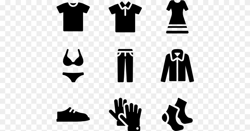 Icon Clothes, Gray Png Image
