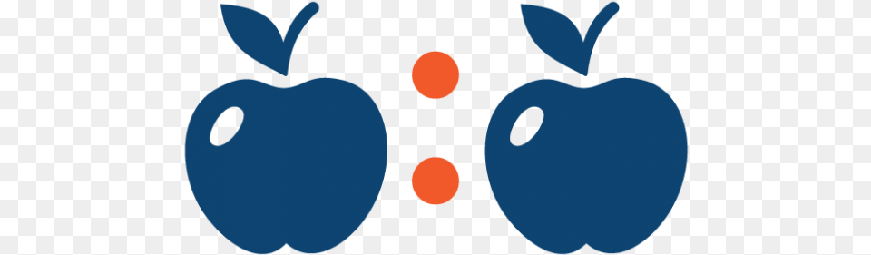 Icon Compare Transparent Apple To Apple Comparison Icon, Food, Fruit, Plant, Produce Free Png
