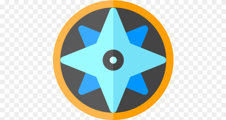 Icon Compass Dot, Star Symbol, Symbol, Disk Png