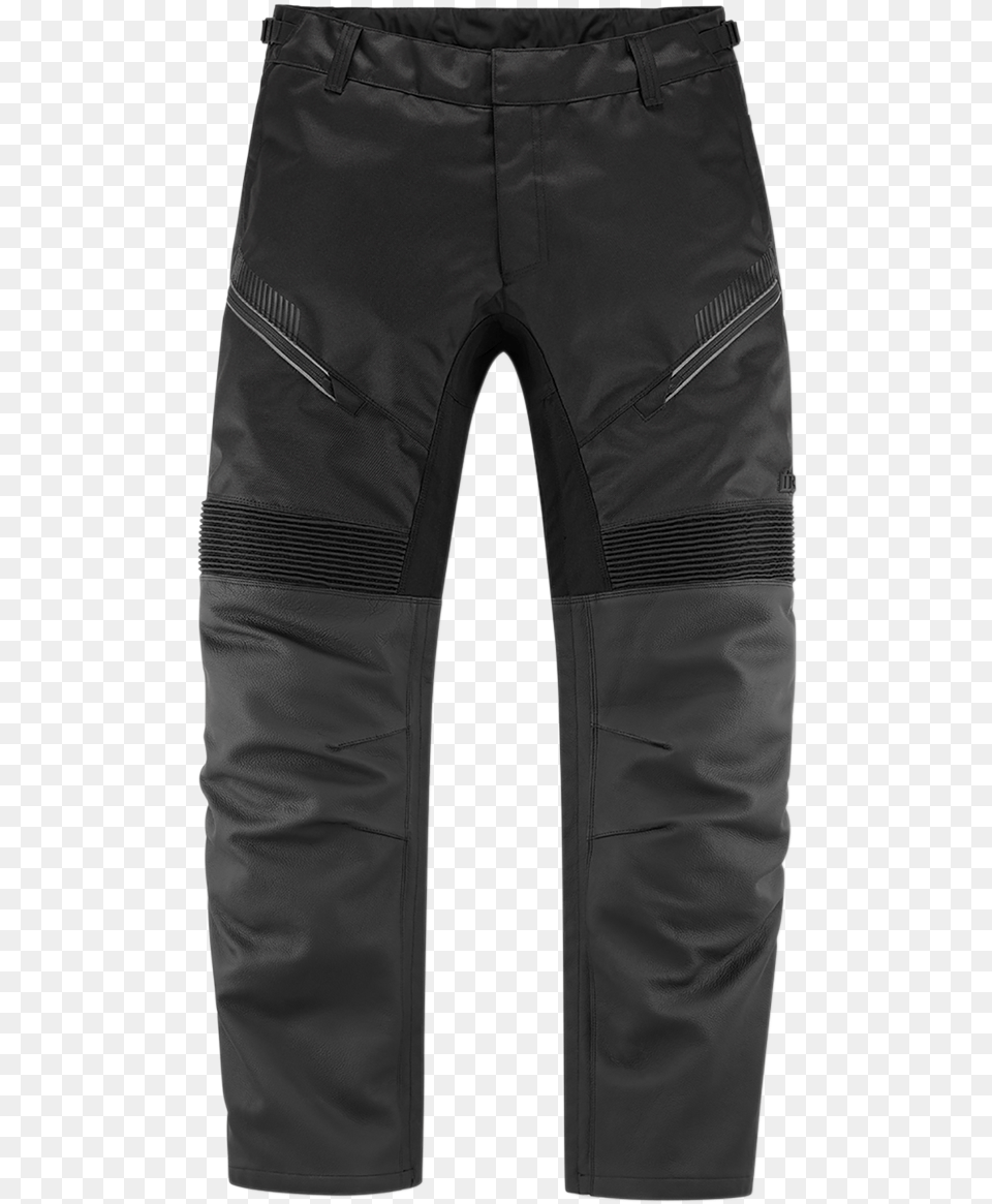 Icon Contra 2 Pants Mens Leather Street Bike Pant Ebay Solid, Clothing, Shorts, Jeans, Coat Free Png Download