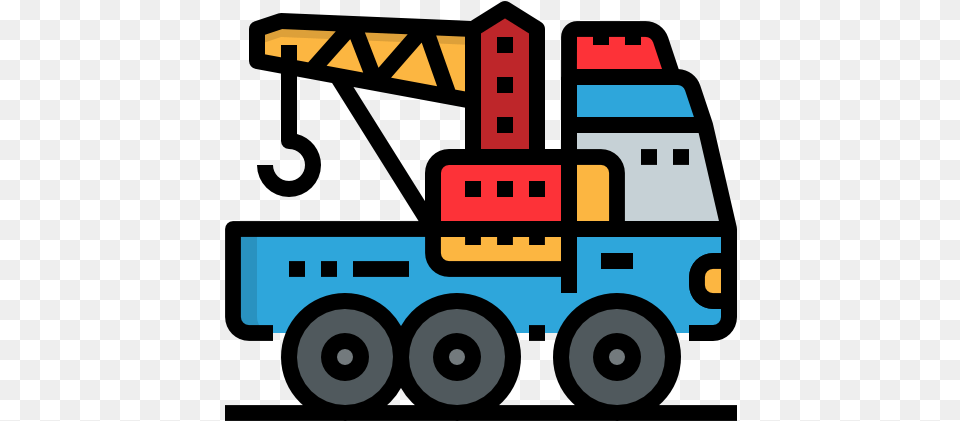 Icon Crane Mobile Car Service Icon, Tow Truck, Transportation, Truck, Vehicle Free Png Download