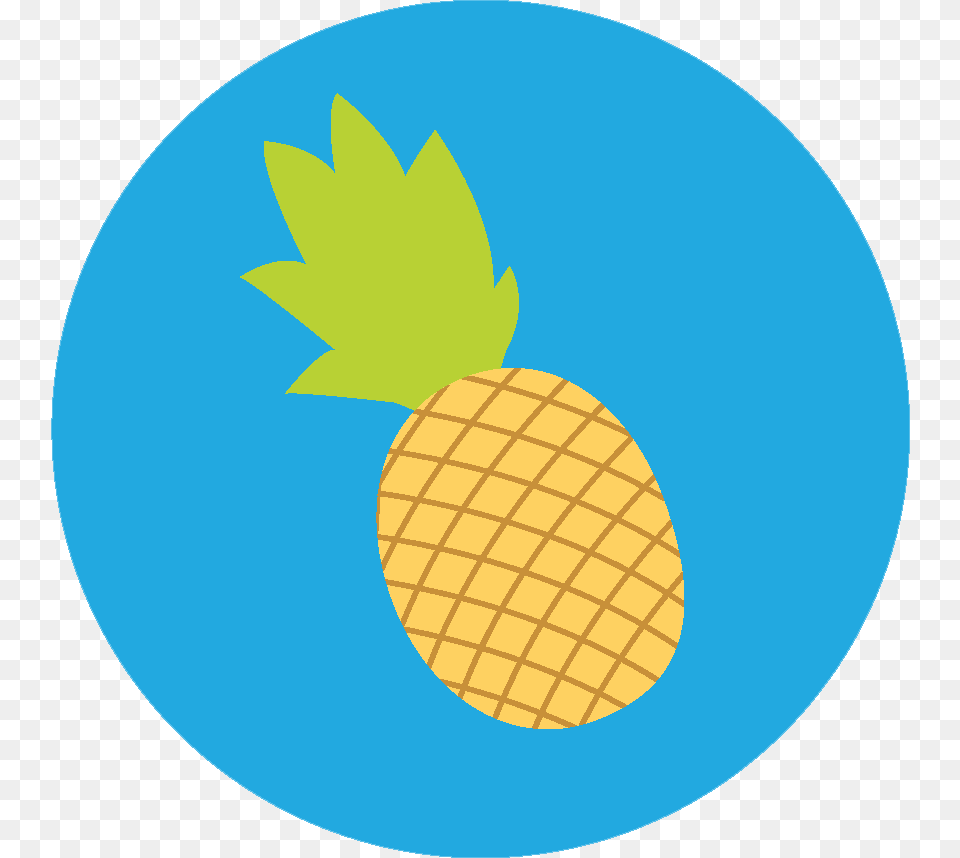 Icon Creativeclick Co Iconroundpineapple Pineapple Icon Round, Food, Fruit, Plant, Produce Free Png Download