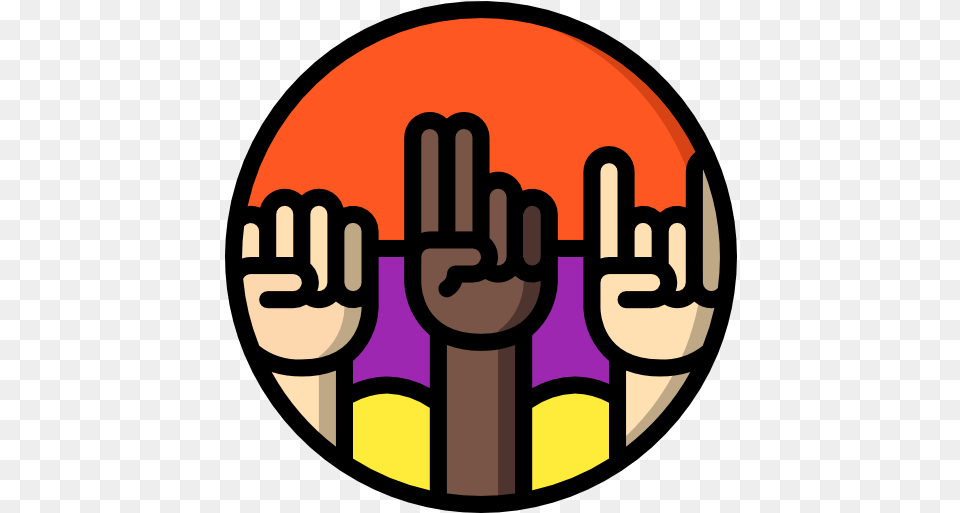 Icon Crowd Festival Music Icon, Body Part, Hand, Person, Fist Png