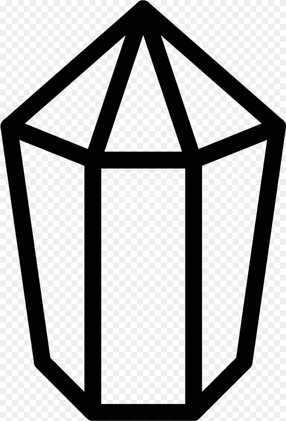 Icon Crystal Icon, Gray Free Png