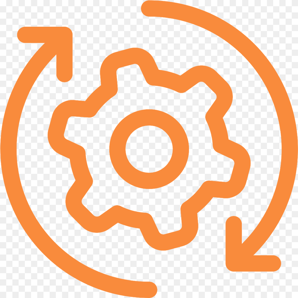 Icon Cyber Security People Process Technology, Machine, Person, Wheel, Spoke Free Png Download