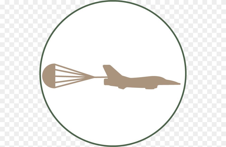 Icon Deceleration Parachutes Airplane, Cutlery, Aircraft, Transportation, Fork Png Image