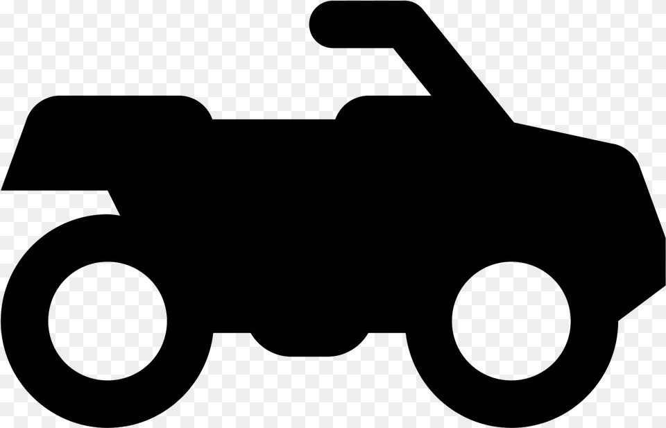 Icon And All Terrain Vehicle, Gray Free Png Download
