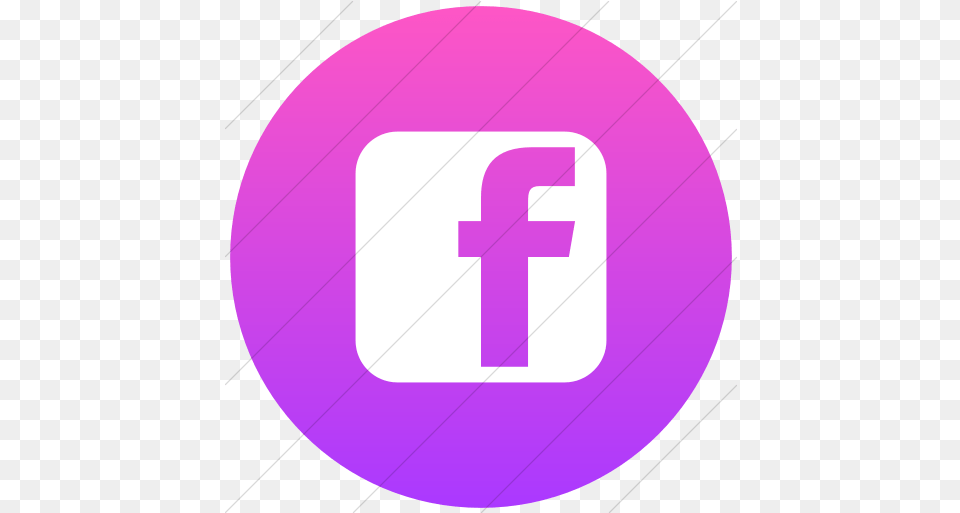 Icon Facebook Icon Pink Purple, Disk Png