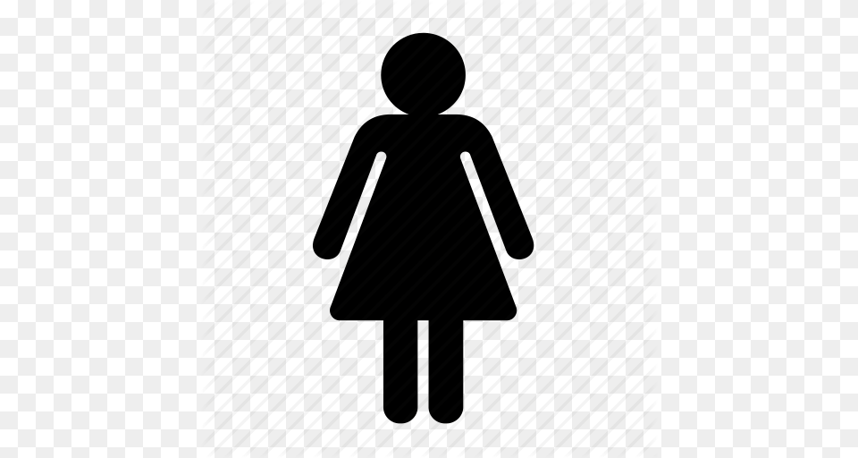 Icon Female, Clothing, Coat, Silhouette, Person Free Transparent Png
