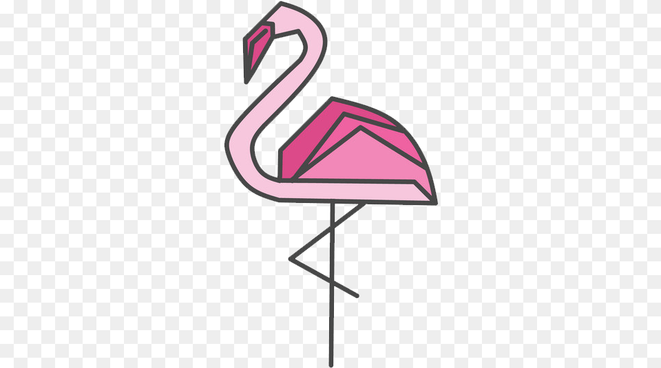Icon Flamingo Clipart Transparent Girly, Animal, Bird, Cross, Symbol Png