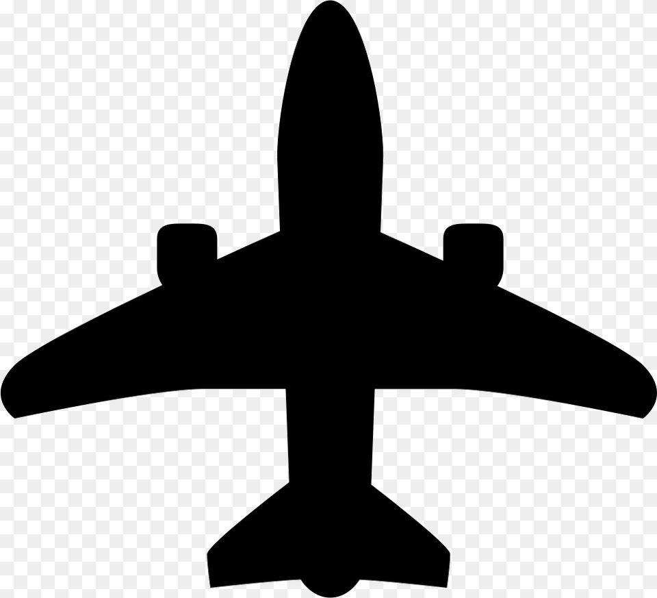 Icon Flight, Aircraft, Airliner, Airplane, Silhouette Png