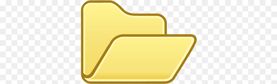 Icon Folder03 Open Yellow Icon, File, Gold Png Image