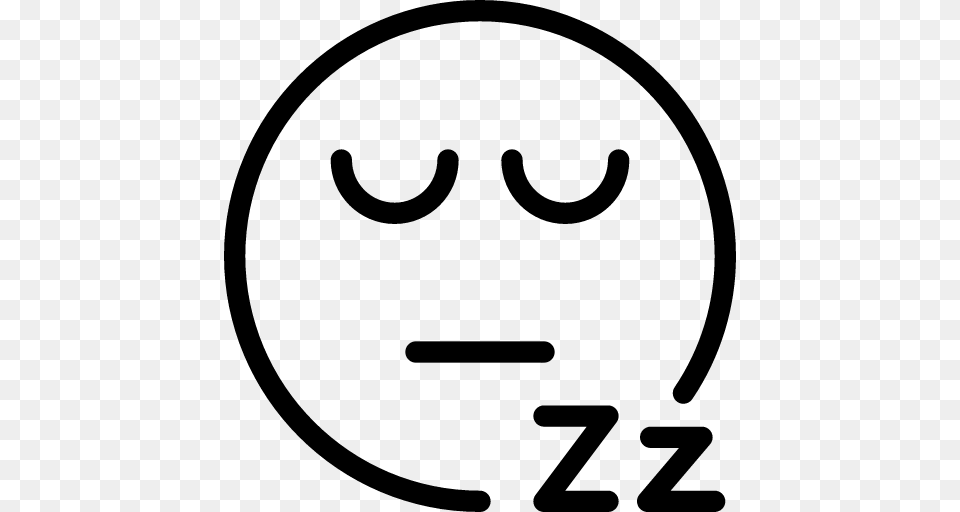 Icon For Sleeping Clipart Computer Icons Emoticon Clip, Gray Png Image