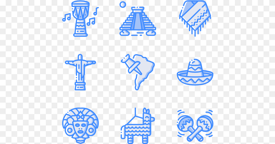 Icon For South America, Cross, Symbol, Clothing, Hat Free Png Download