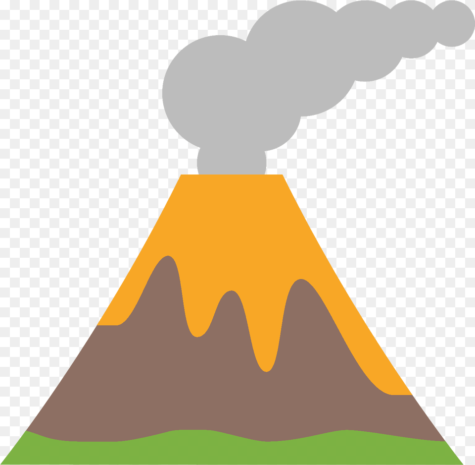 Icon And Background Volcano Clipart, Mountain, Nature, Outdoors, Person Free Transparent Png