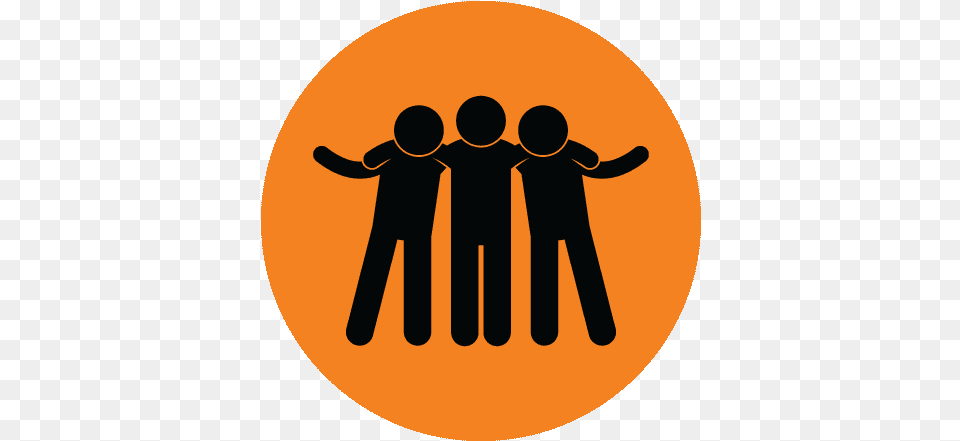 Icon Groups Icons Library Friend Icon Orange, Logo, Body Part, Hand, Person Free Transparent Png