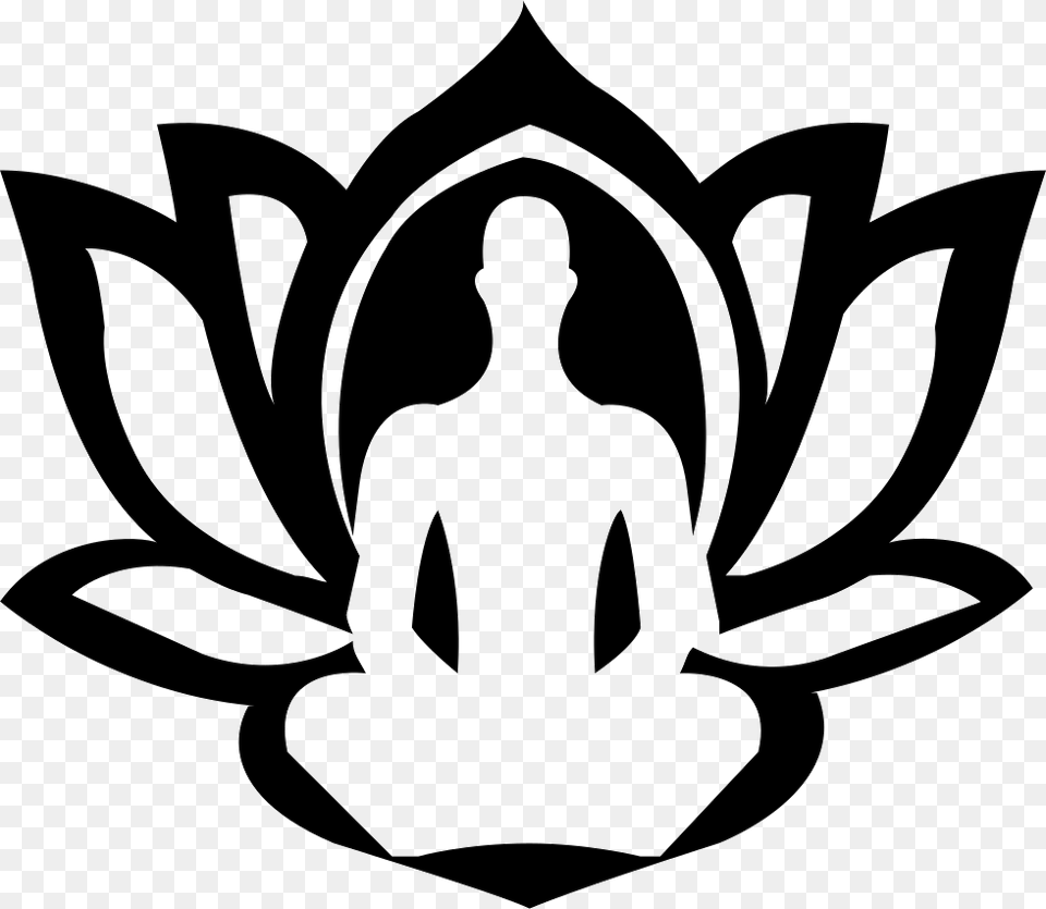 Icon Health Meditation Meditation Icon, Stencil, Emblem, Symbol, Logo Png