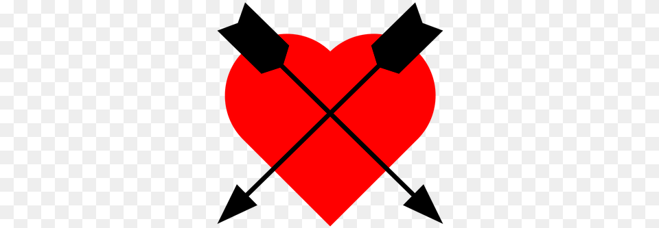 Icon Heart Arrow Red Love Emblem Element Arrow, Logo, Leaf, Plant Free Transparent Png