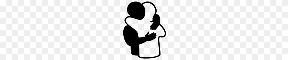 Icon Hug Image, Gray Free Transparent Png