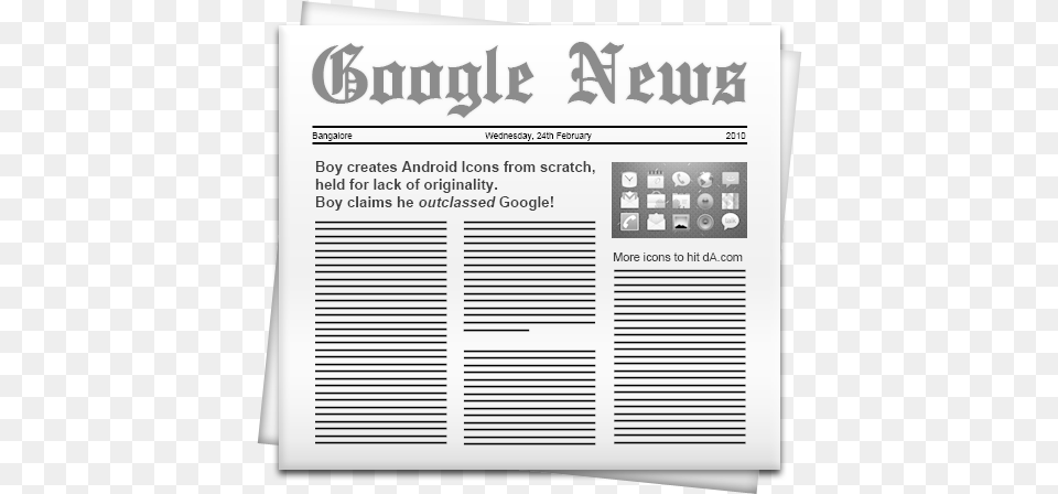 Icon Ico Or Icns News Paper, Page, Text, Newspaper, Blackboard Free Transparent Png