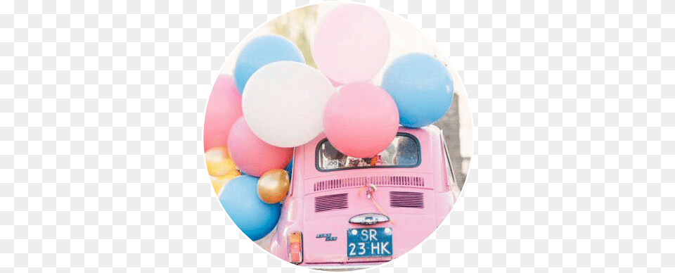 Icon Icons Pink Auto Tumblr Sticker 19 January Its My Birthday, Photography, Balloon, Fisheye, Person Png Image