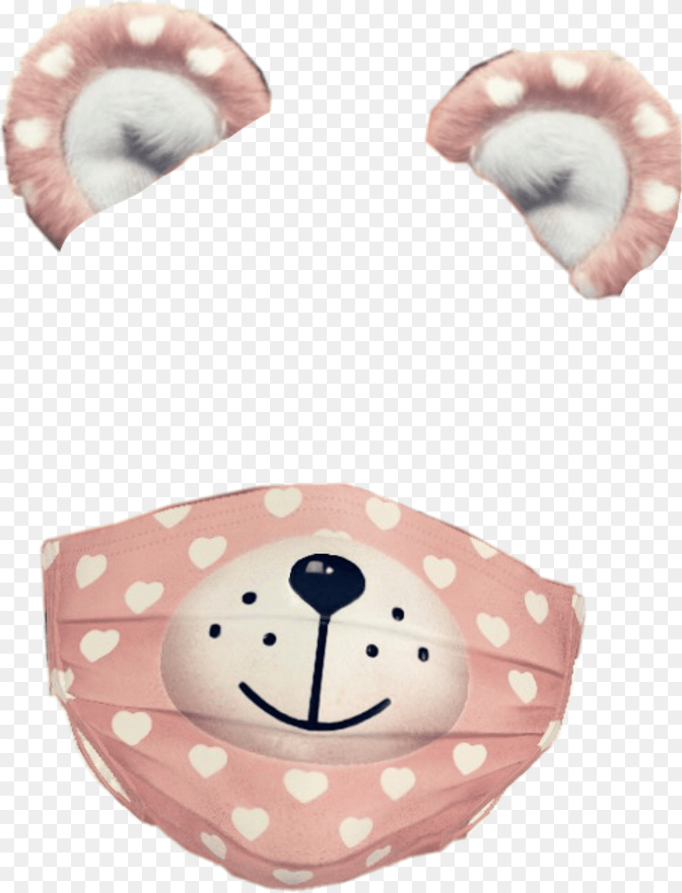 Icon Icons Snapchat Filter Panda Backroundfreetoedit, Clothing, Hat, Baby, Person Free Transparent Png