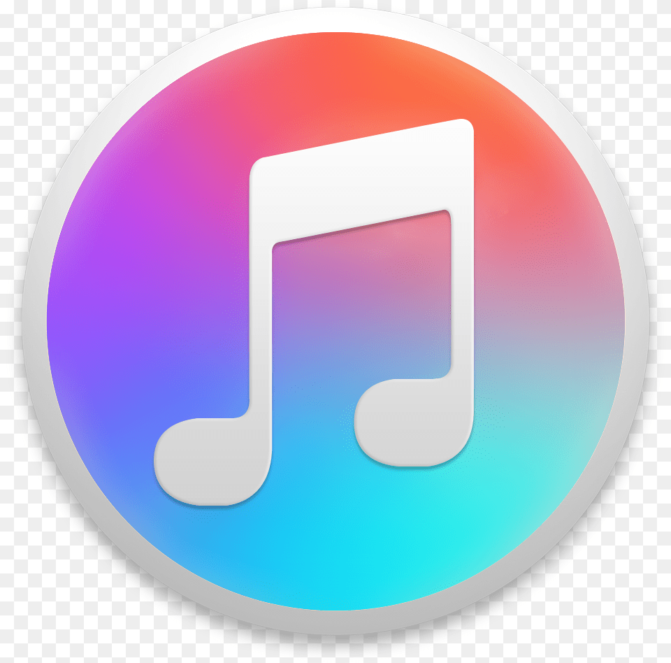 Icon Itunes Size Itunes Logo Sign, Symbol, Disk, Text Free Transparent Png