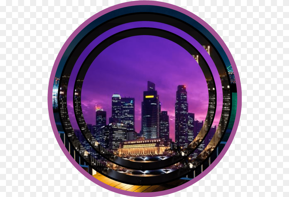 Icon Kiaratheangel Night Sticker By Sintaulinatasya Marina Singapore, Urban, Photography, Metropolis, City Free Png Download