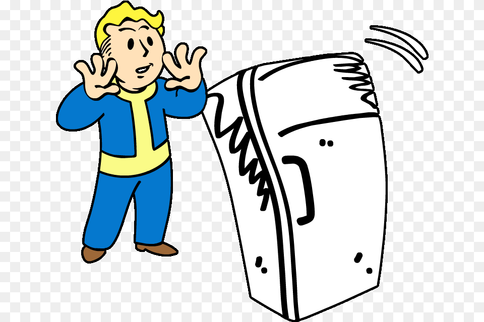 Icon Kid In A Fridge Vault Tec Boy, Baby, Person, Face, Head Png Image