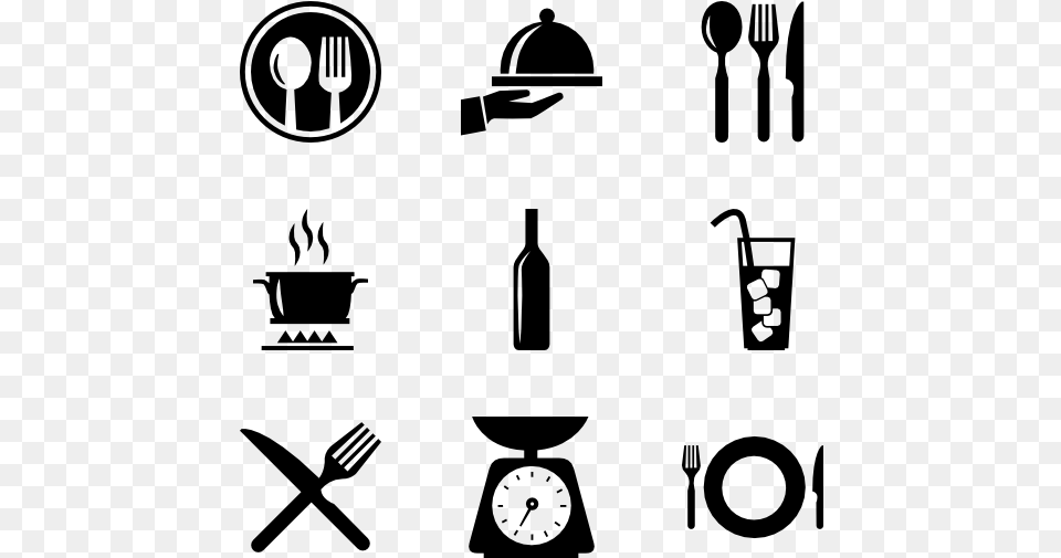 Icon Kitchen Vector, Gray Free Png