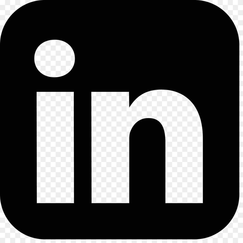Icon Linkedin, Gray Free Png Download