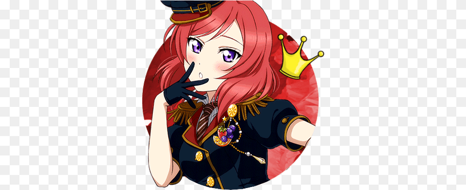 Icon Maki From Love Live, Book, Comics, Publication, Woman Free Png Download