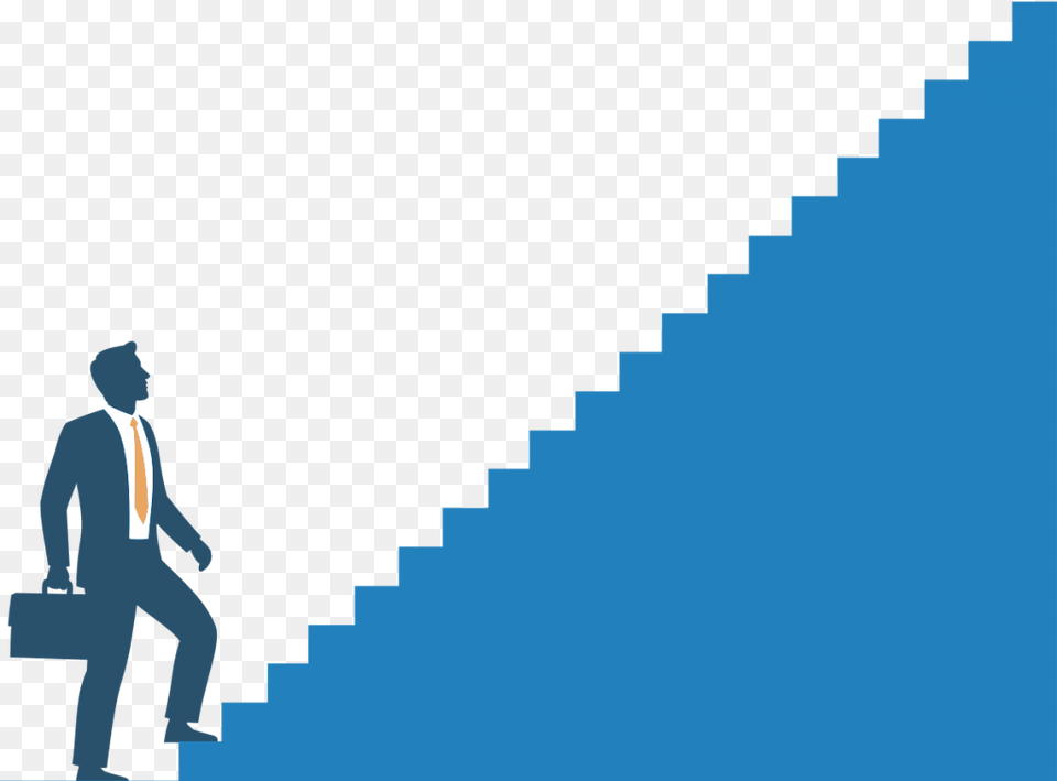 Icon Man Starting To Climb Stairs Silhouette, Walking, Person, Jacket, Coat Png